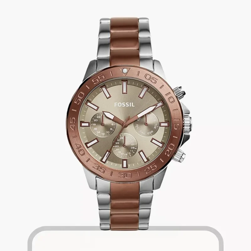 Fossil Bannon Copper-tone Multifunction Men's Watch- BQ2502